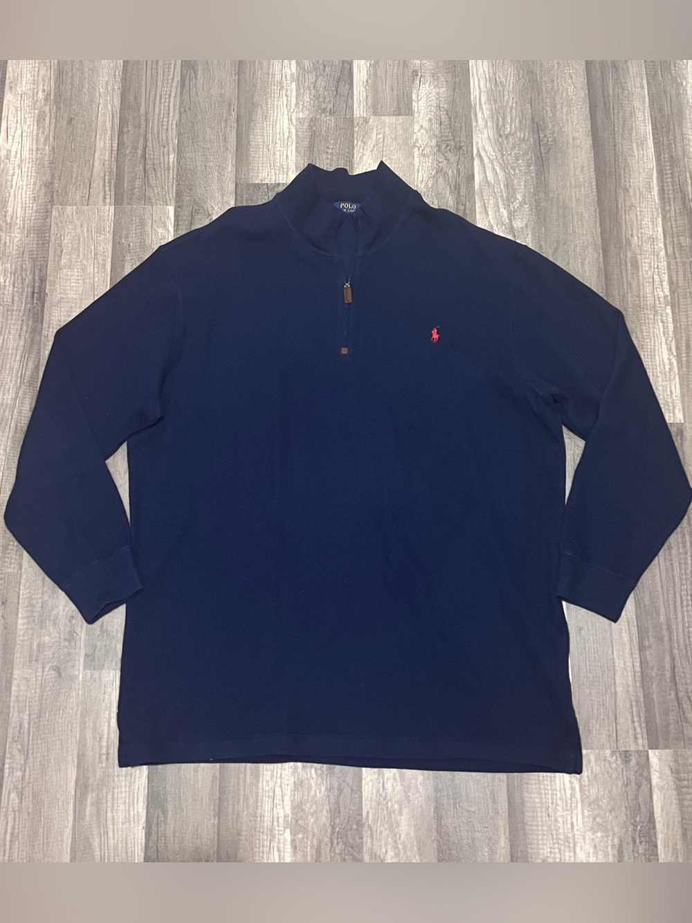 Polo Ralph Lauren Men's Estate-Rib Quarter-Zip Pullover Size 2XL
